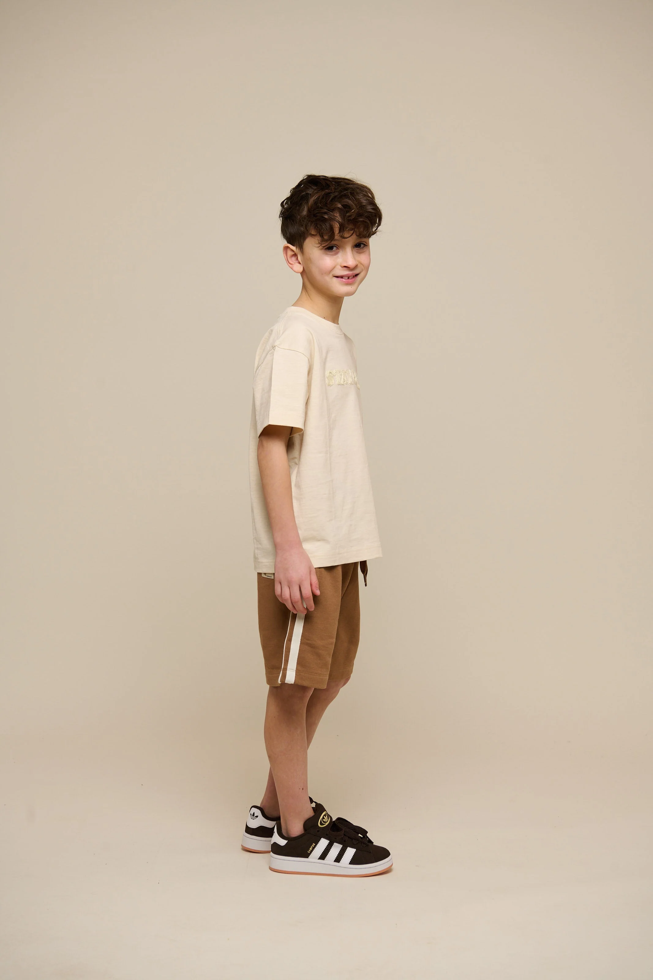 Sweatshorts met tape - Tween - Coconut | 101264 Carter - Image 7
