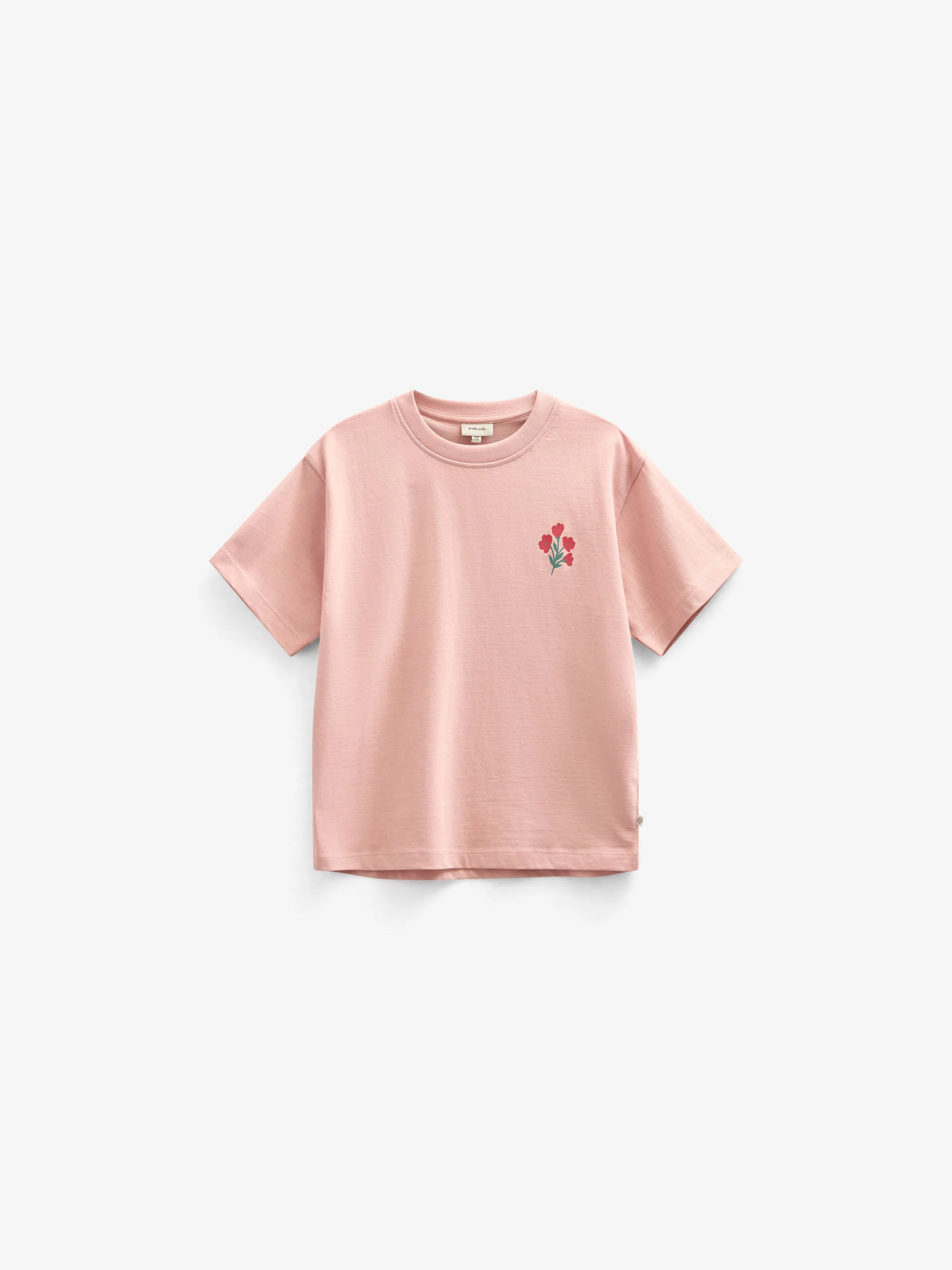T-shirt met Bloemenprint - Tween - Powder Rose | 101293 Elsa - Image 2