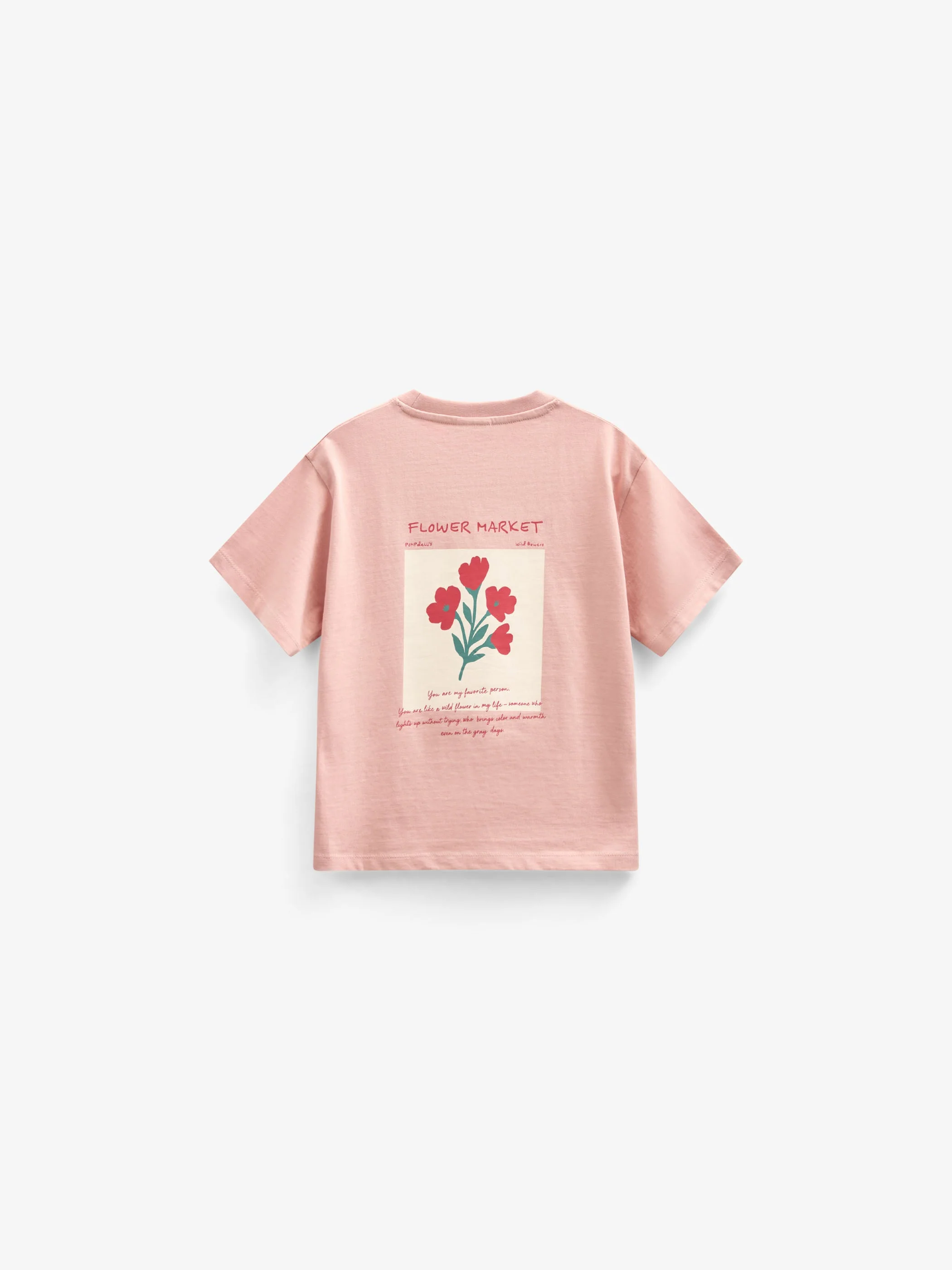 T-shirt met Bloemenprint - Tween - Powder Rose | 101293 Elsa - Image 3