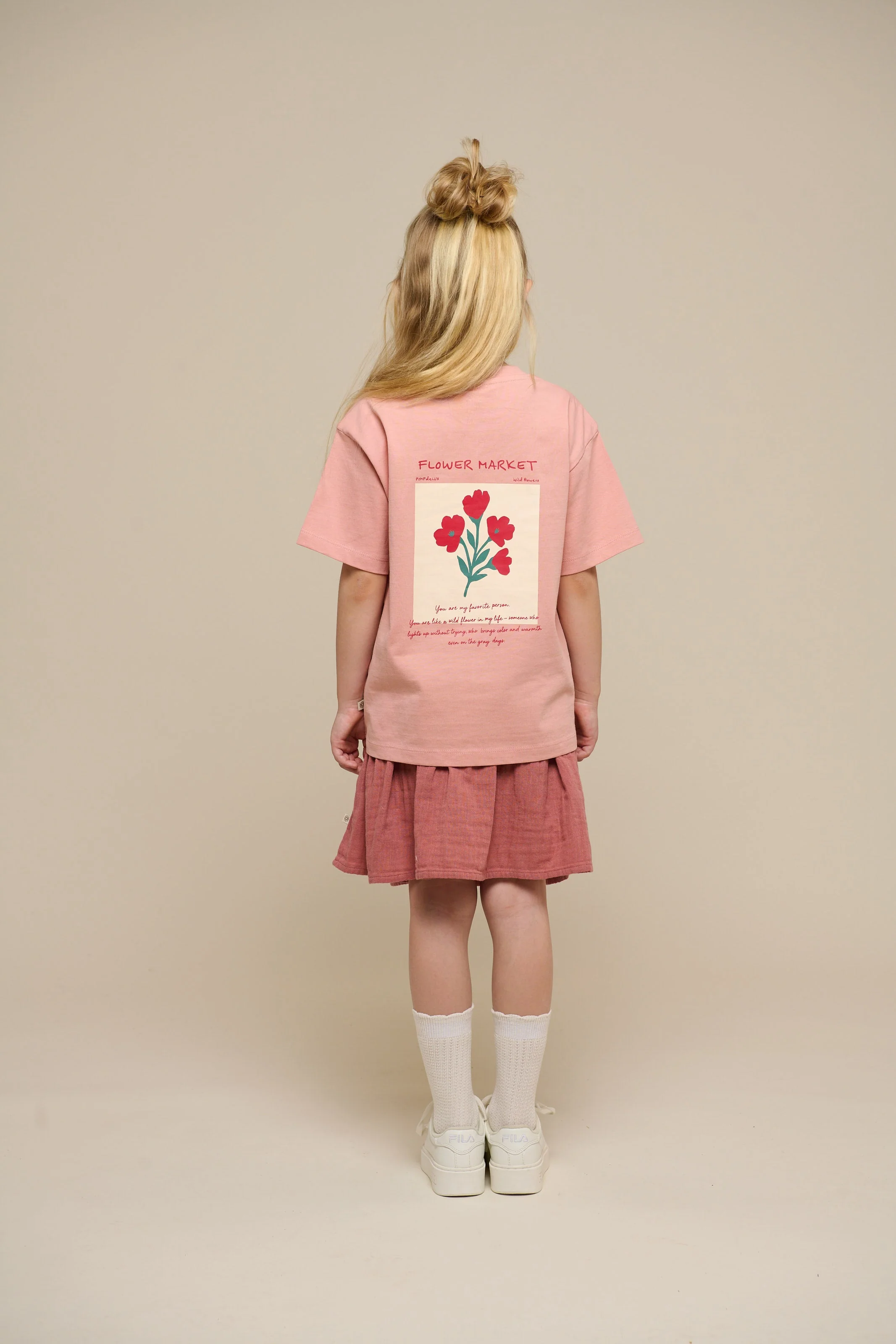 T-shirt met Bloemenprint - Tween - Powder Rose | 101293 Elsa - Image 4