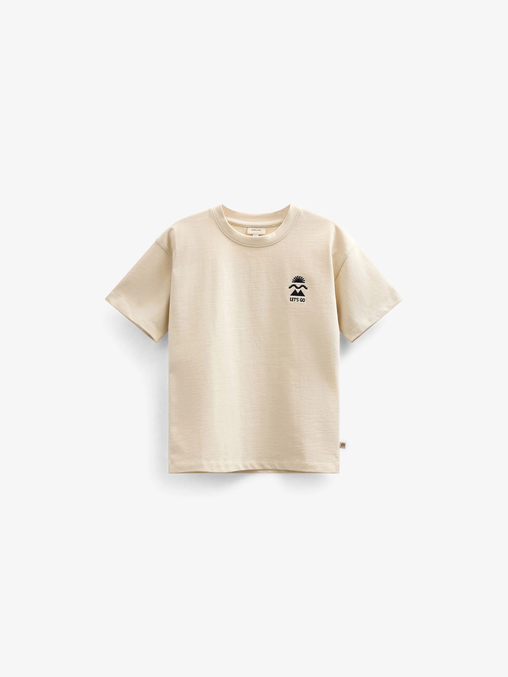 T-shirt van Zware Jersey - Kids - Offwhite | 101334 Jesse - Image 2