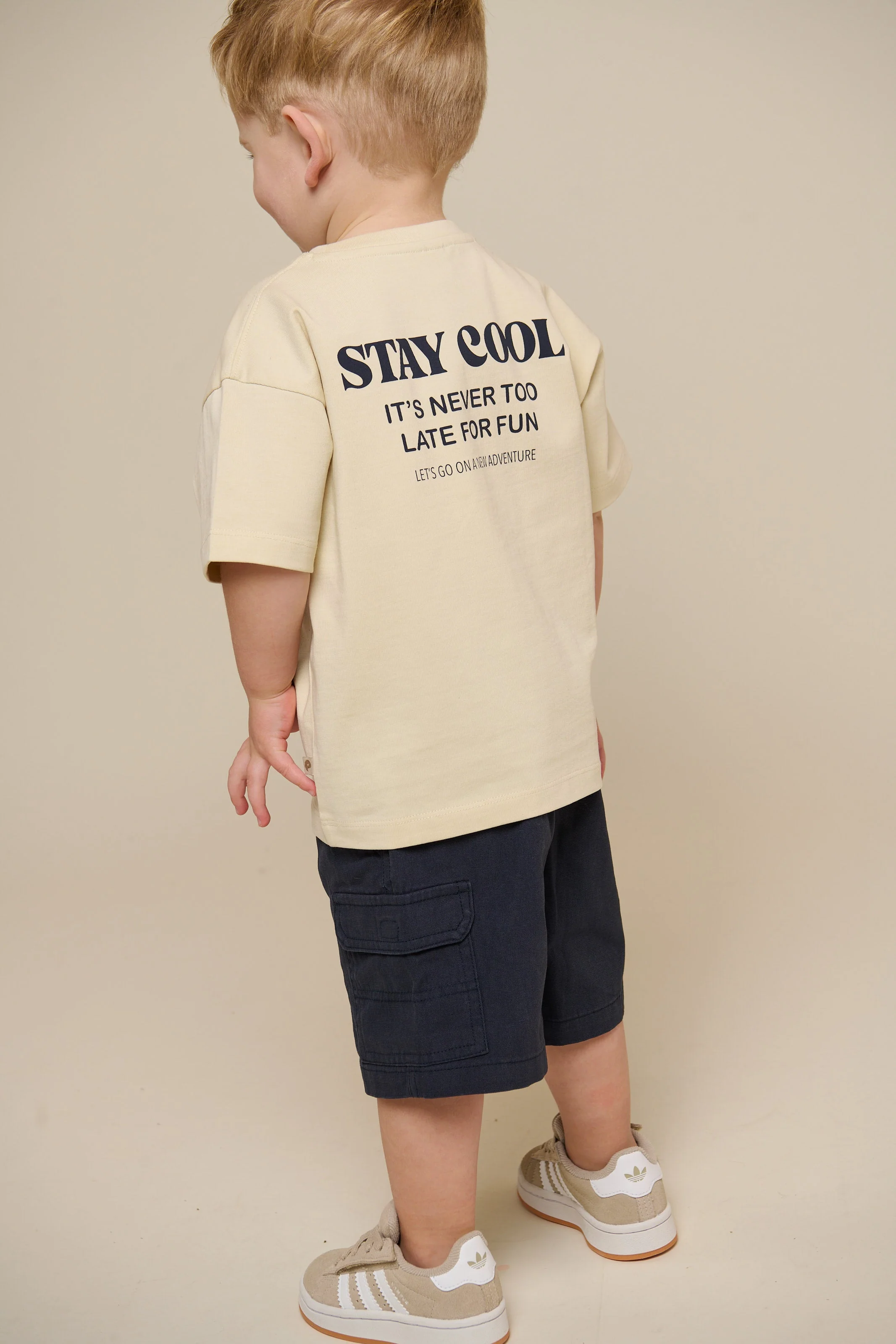 T-shirt van Zware Jersey - Kids - Offwhite | 101334 Jesse - Image 5
