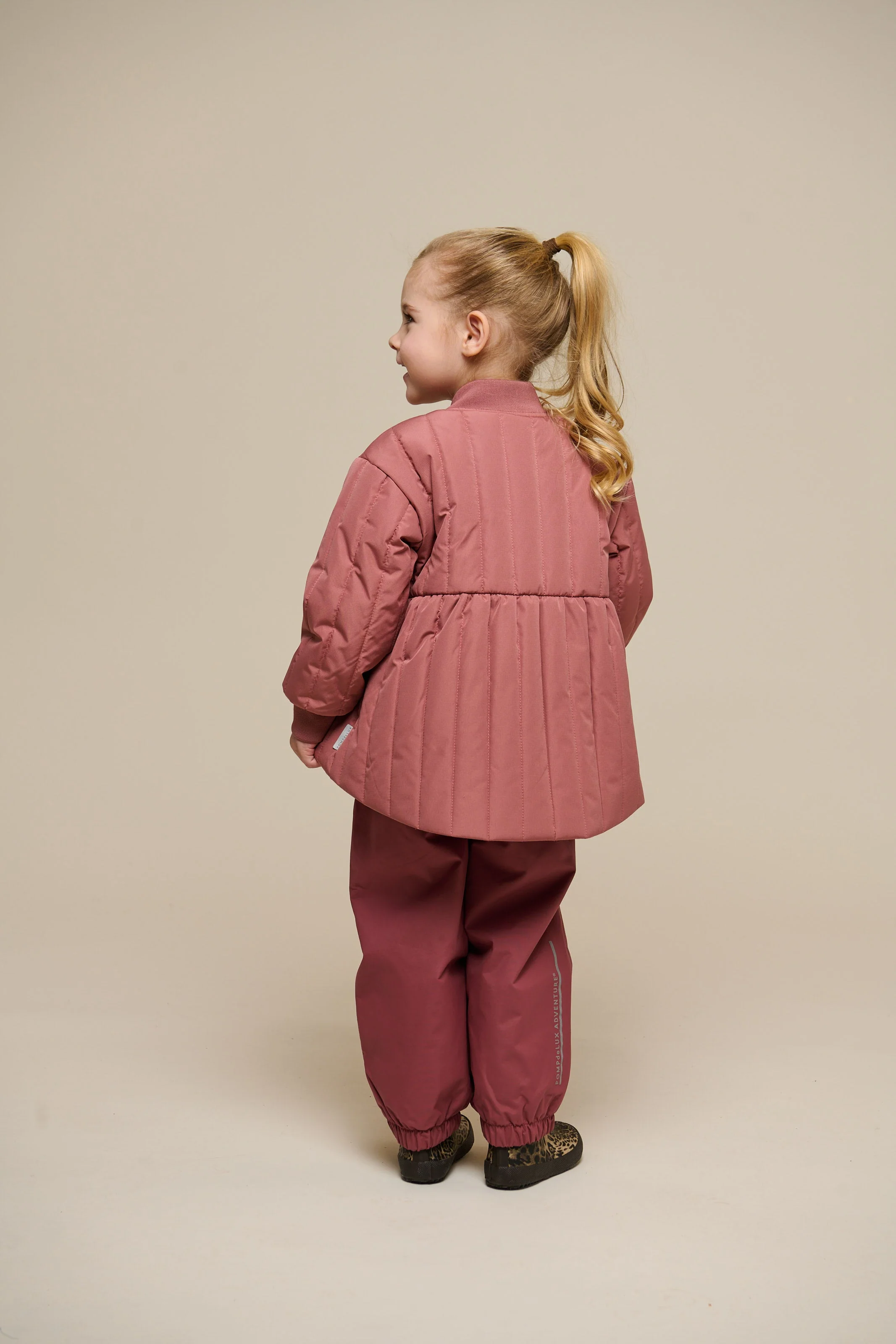 Thermische Tech Jas - Kids - Old Rose | 101108 Elle - Image 4