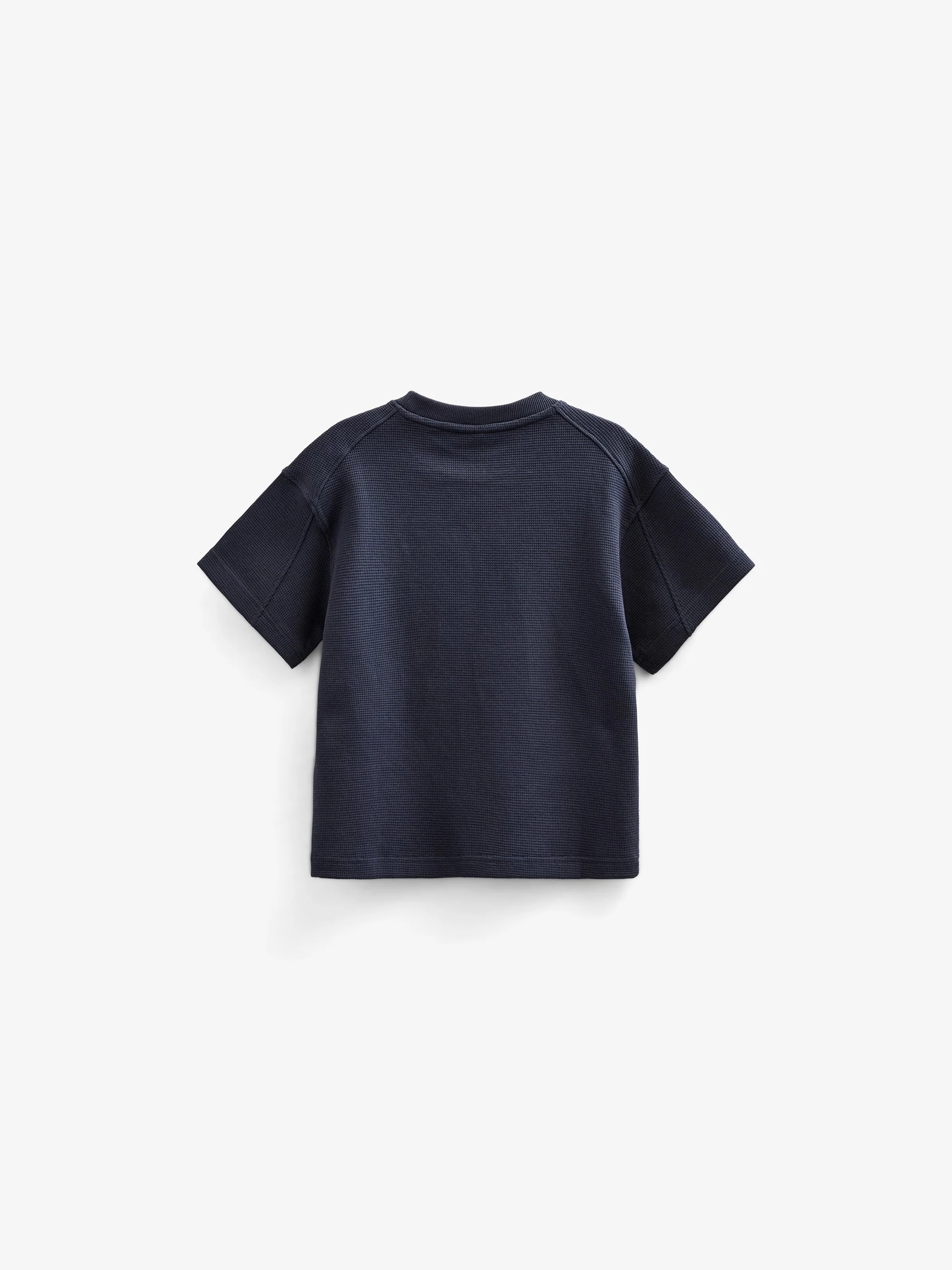 Wafel T-shirt - Kids - Navy | 101152 Evan - Image 4
