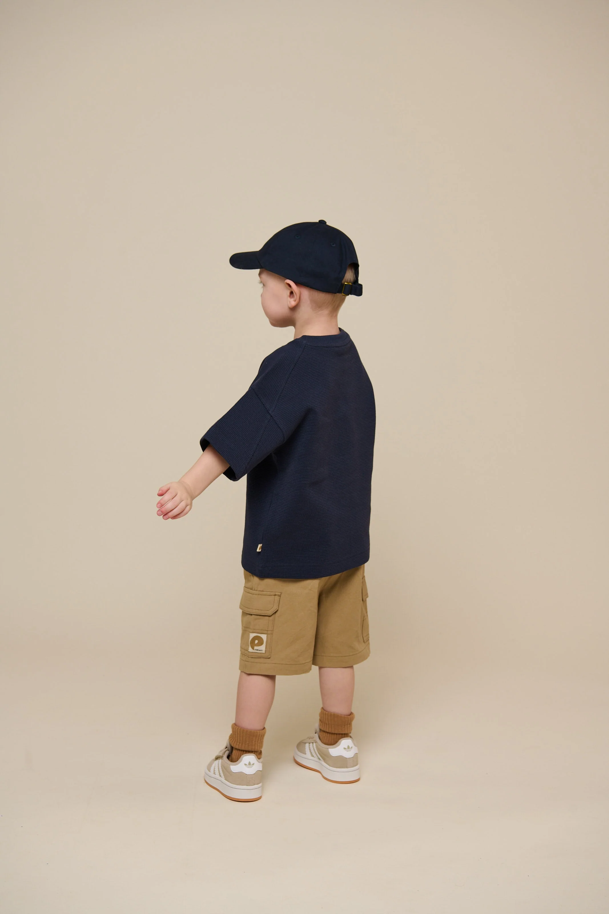 Wafel T-shirt - Kids - Navy | 101152 Evan - Image 5